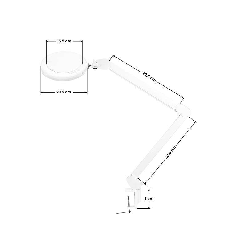 Kozmetična lupa - LED GLOW 8021 AS1606