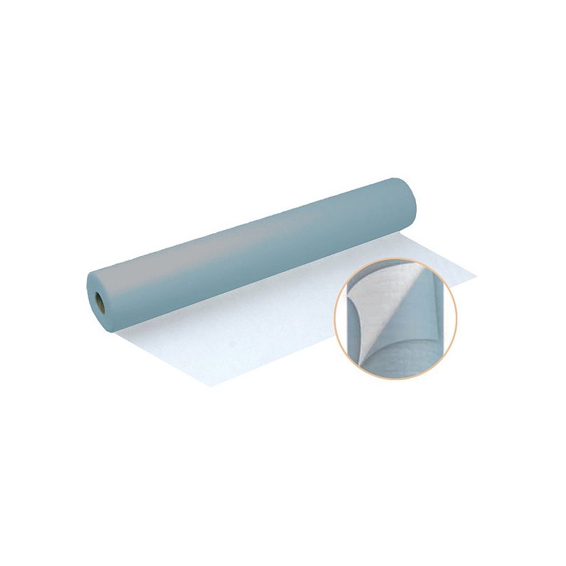 Medicinska brisača 50m-plastificirana ( papir s folijo )-modre barve