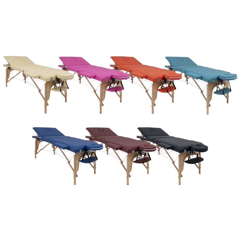 Prenosna masažna miza Aurora s stolom