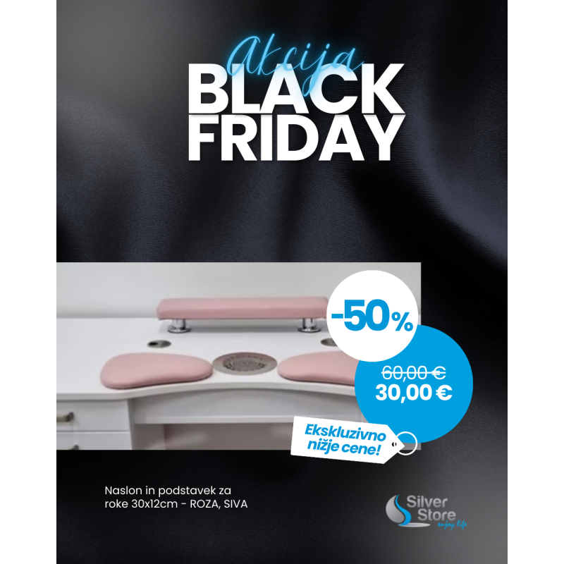 Naslon in podstavek za roke 30x12cm