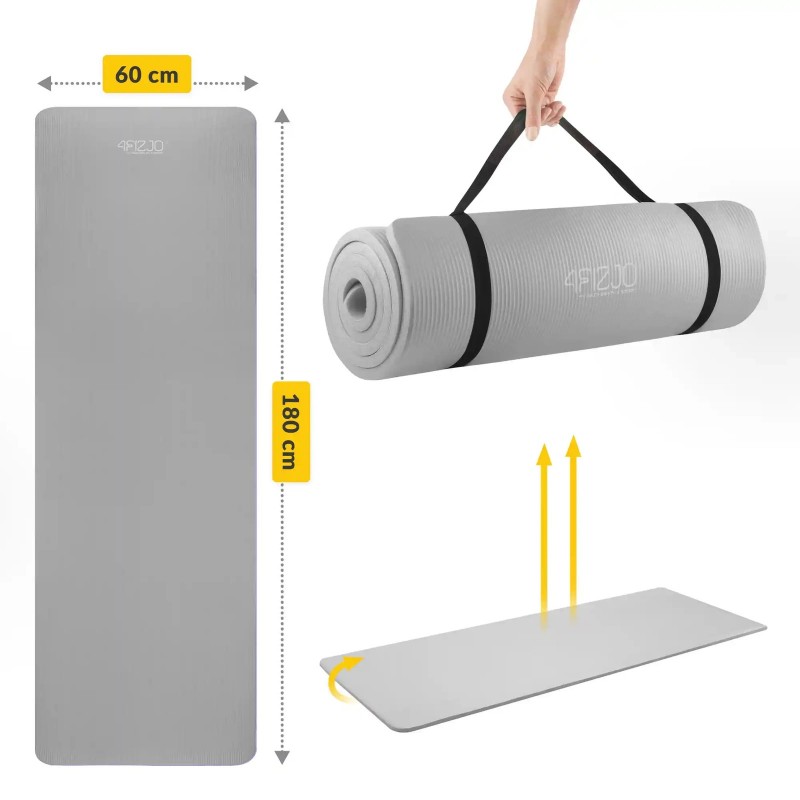 Podloga za trening NBR FIZJO - 1,5 cm