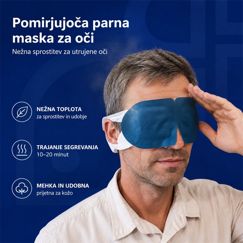 Parna ogrevalna maska za oči