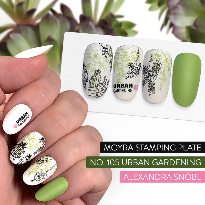 Moyra Stamping Plate URBAN GARDENING Nr.105