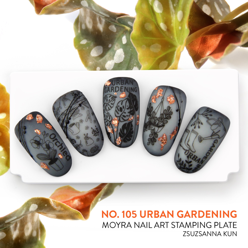 Moyra Stamping Plate URBAN GARDENING Nr.105
