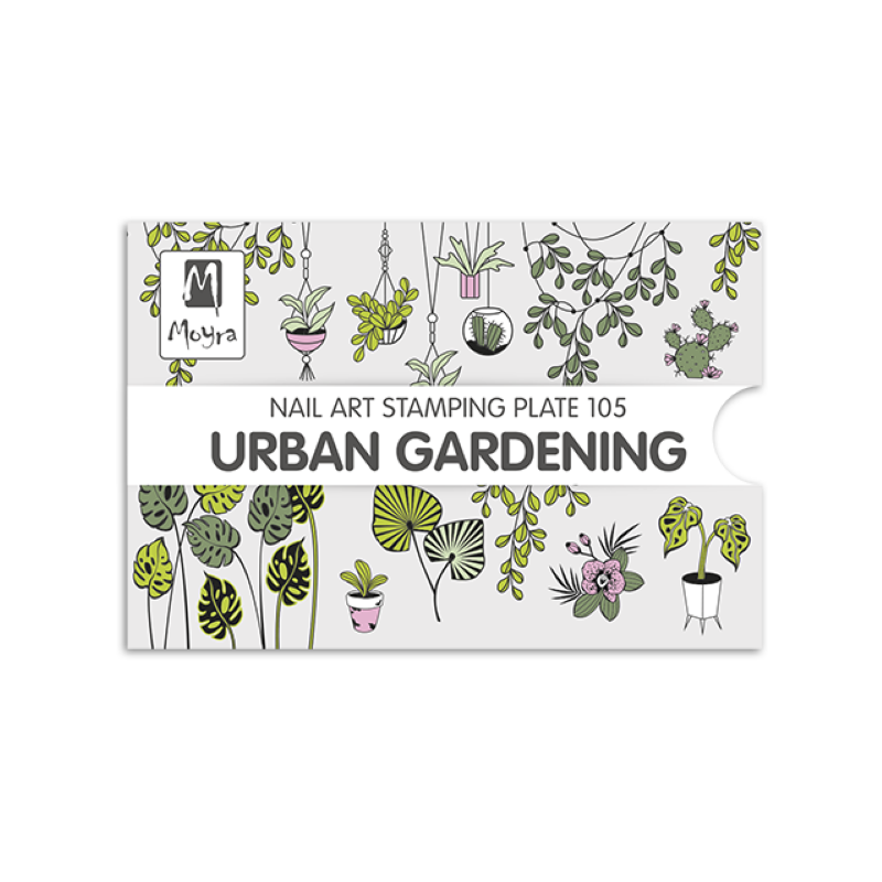Moyra Stamping Plate URBAN GARDENING Nr.105