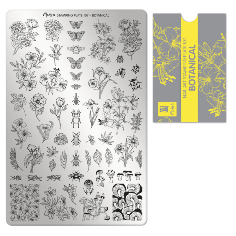 Moyra Stempelplatte BOTANICAL Nr.107