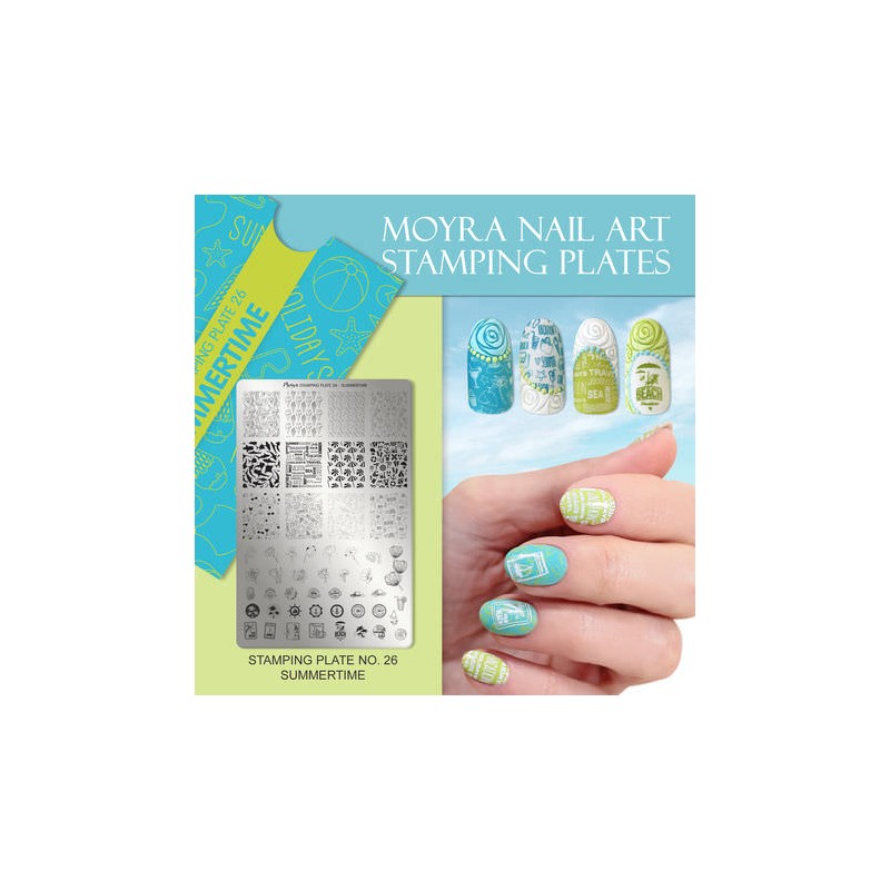 Moyra Stempelplatte SUMMERTIME Nr.26