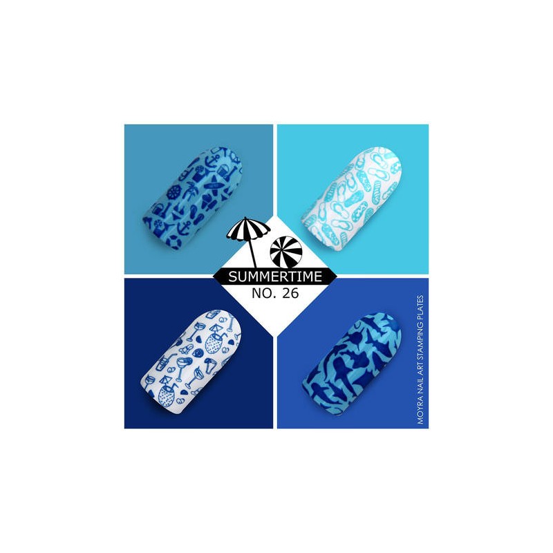 Moyra Stempelplatte SUMMERTIME Nr.26