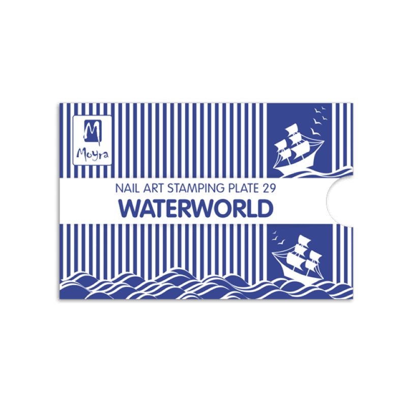 Moyra Stempelplatte WATERWORLD Nr.29
