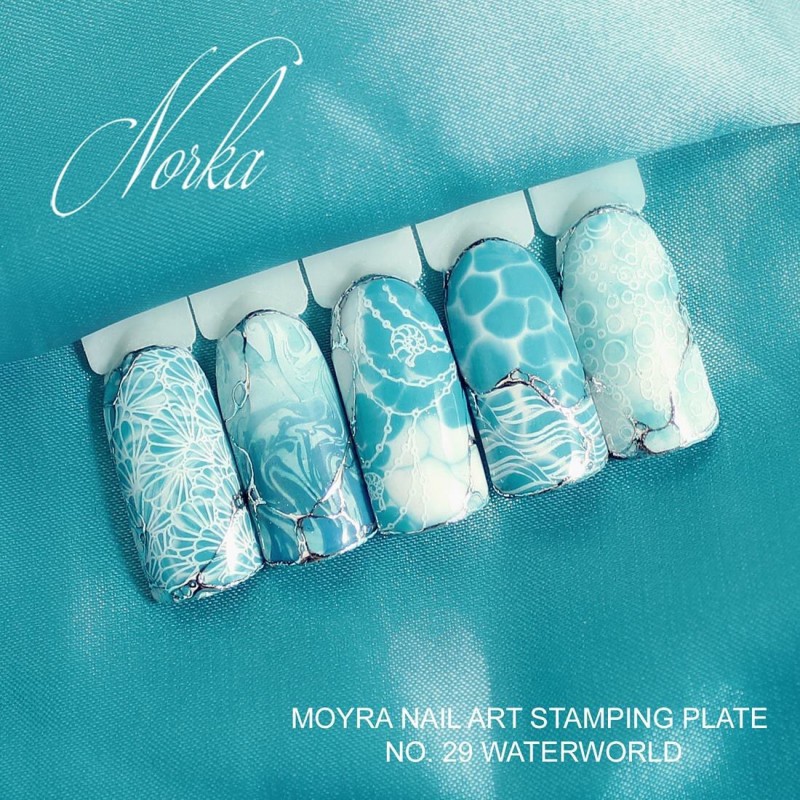 Moyra Stempelplatte WATERWORLD Nr.29