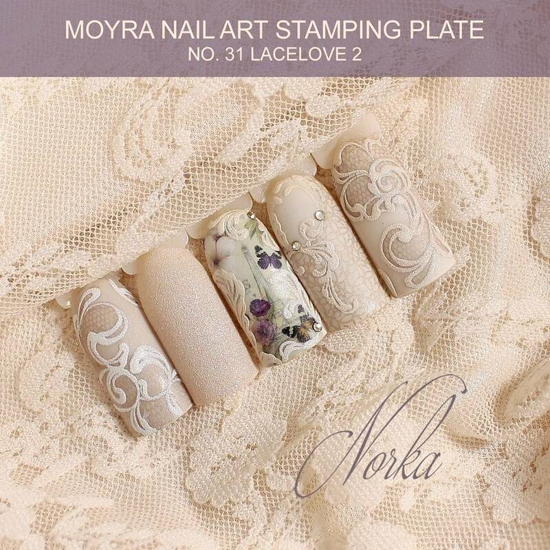 Moyra Stempelplatte LACELOVE 2 Nr.31