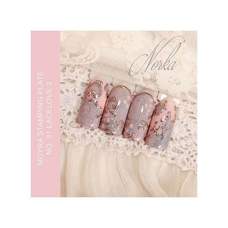 Moyra Stempelplatte LACELOVE 2 Nr.31
