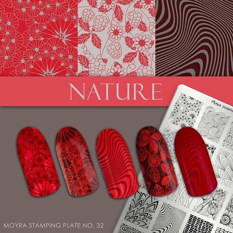 Moyra Stamping Plate NATURE Nr.32