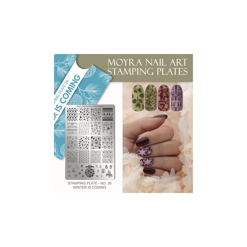 Moyra Stamping Plate WINTER IS COMING Nr.36