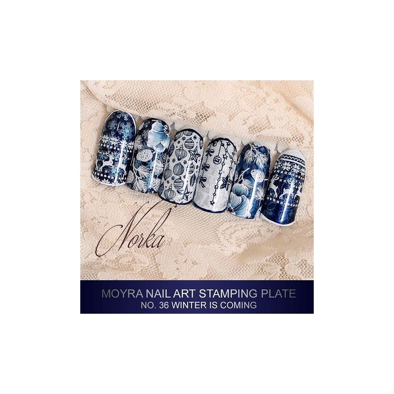 Moyra Stamping Plate WINTER IS COMING Nr.36