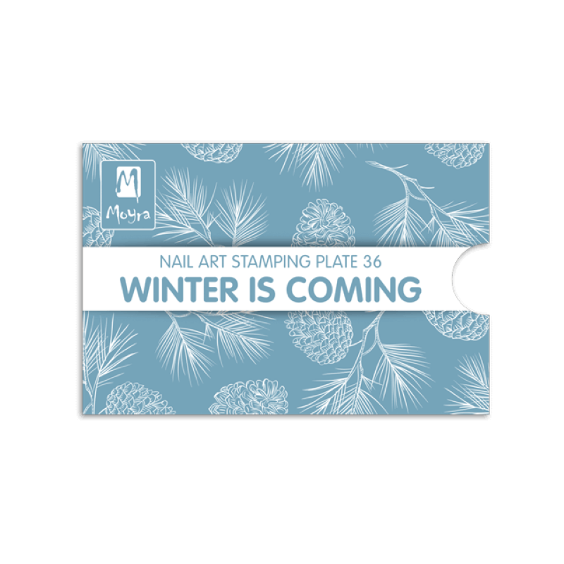 Moyra Stamping Plate WINTER IS COMING Nr.36