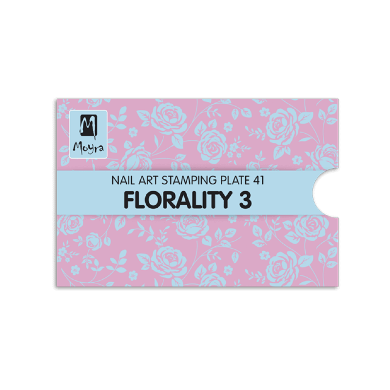 Moyra Stamping Plate FLORALITY 3 Nr.41