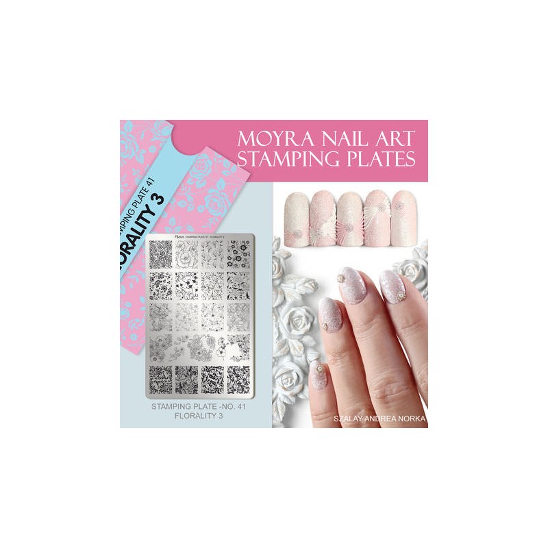 Moyra Stamping Plate FLORALITY 3 Nr.41