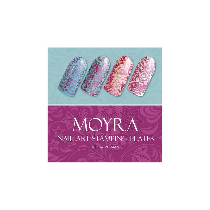 Moyra Stamping-Platte RUSSIAN Nr.47