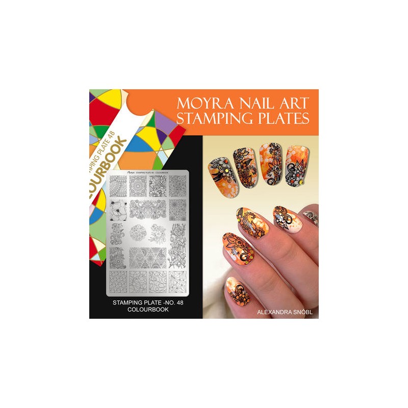 Moyra Stamping Plate COLOURBOOK Nr.48