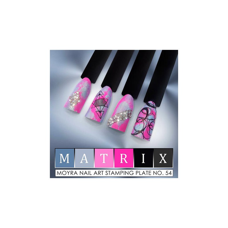 Moyra Stamping Plate MATRIX Nr.54