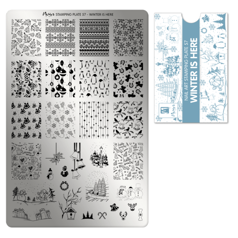 Moyra Platte WINTER IS HERE Nr.57