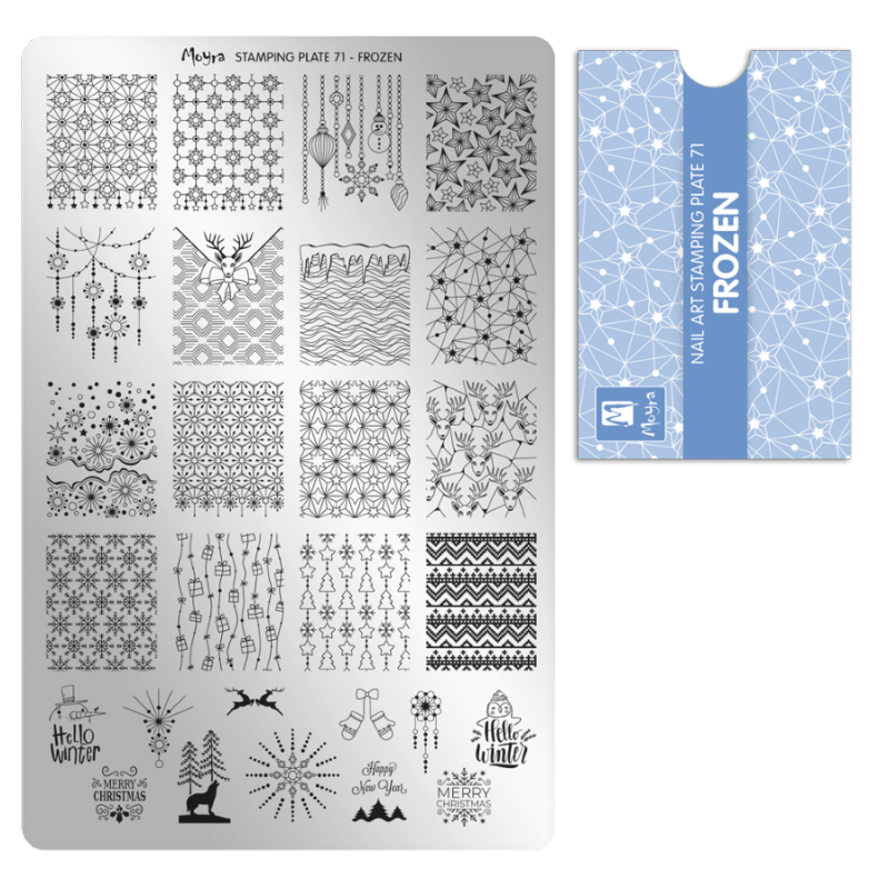 Moyra Stamping Plate FROZEN Nr.71