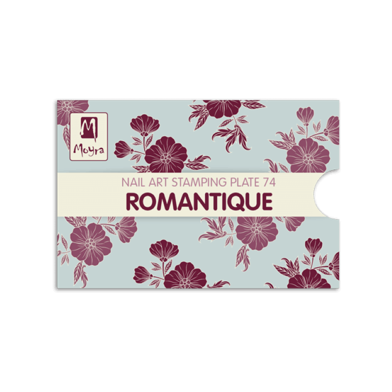 Moyra Stamping Plate ROMANTIQUE Nr.74