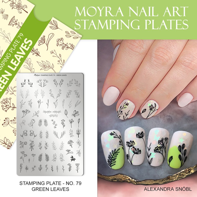 Moyra Platte GREEN LEAVES Nr.79