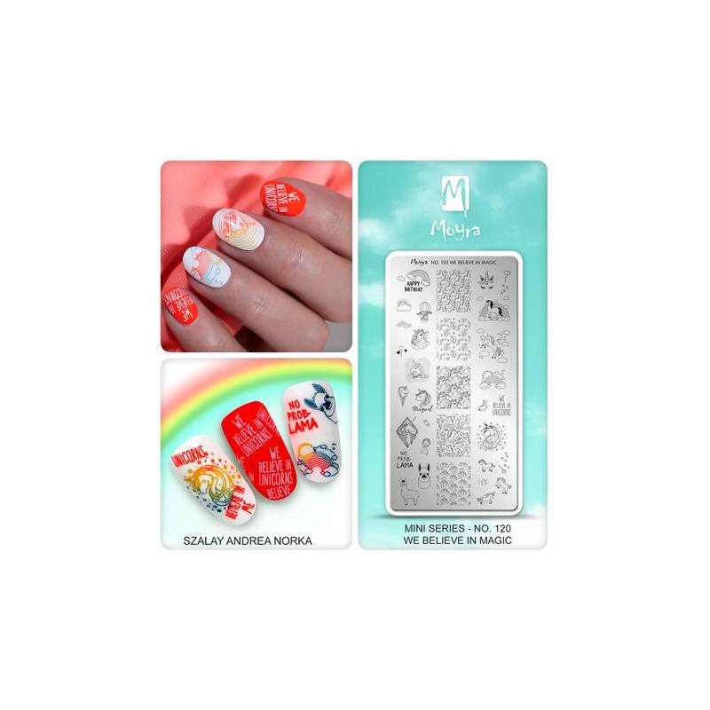 Moyra MINI Platte We believe in magic Nr.120