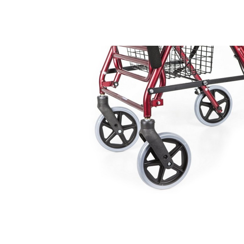 Alu štirikolesni transportni rolator AT51018 