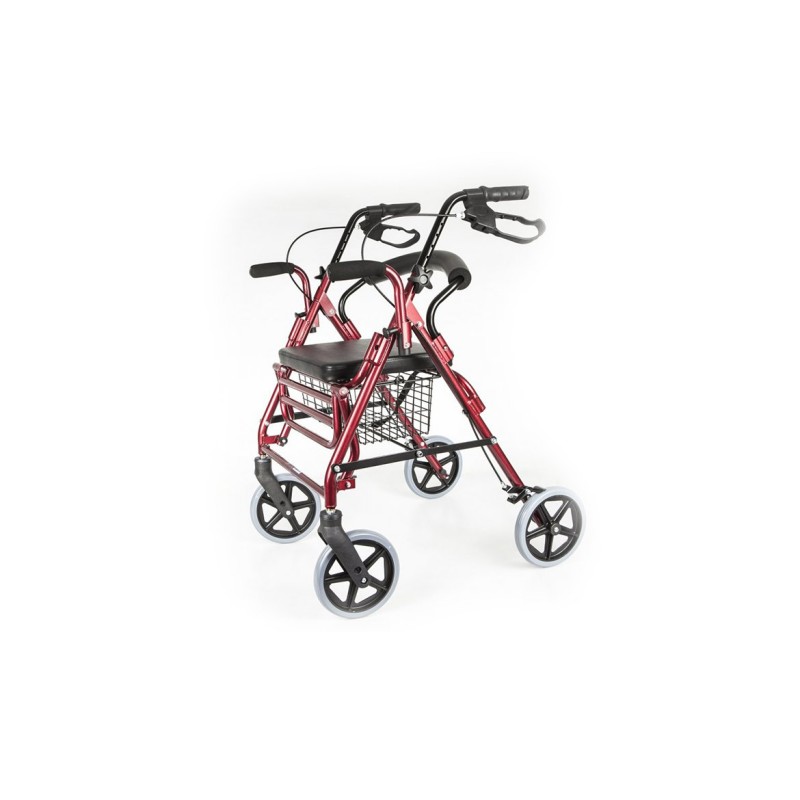 Alu štirikolesni transportni rolator AT51018 