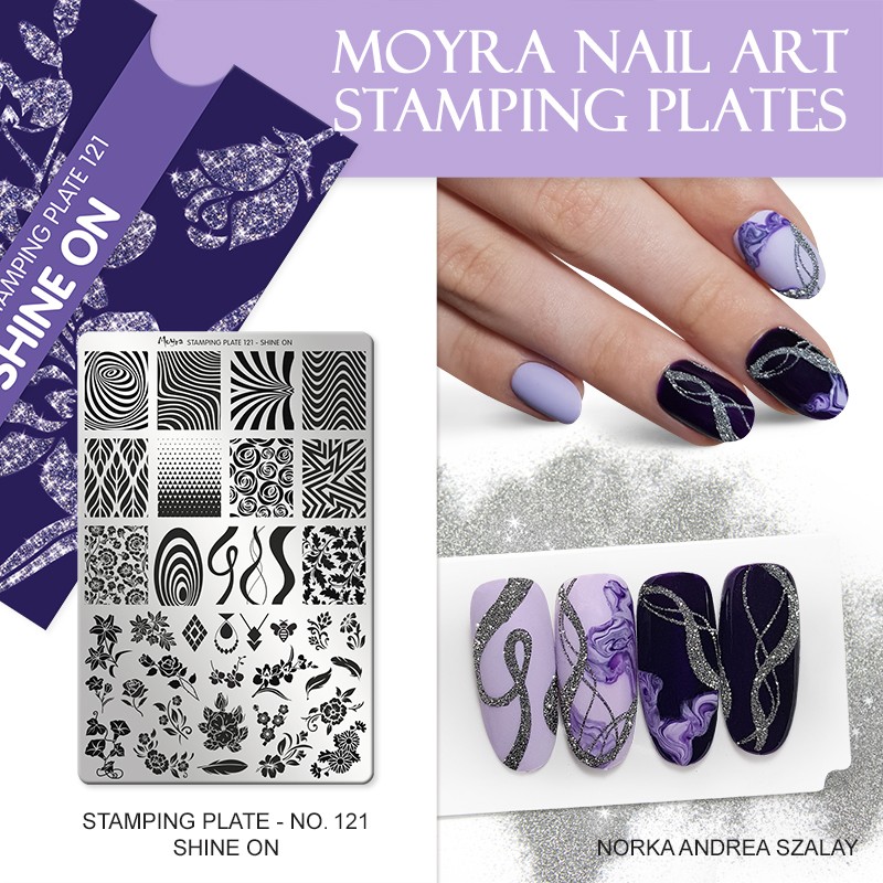 Moyra Stamping Plate SHINE ON Nr.121