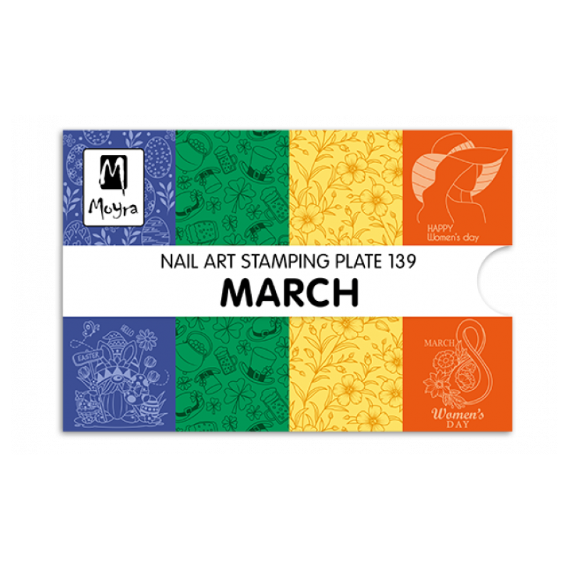 Moyra Stamping Plate March Nr.139