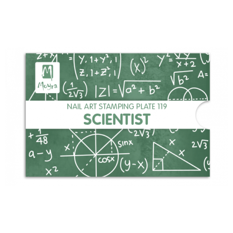 Moyra Stempelplatte Wissenschaftler Nr.119