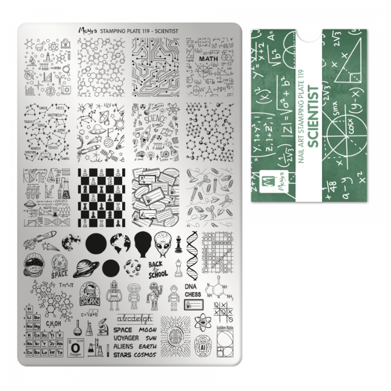Moyra Stempelplatte Wissenschaftler Nr.119