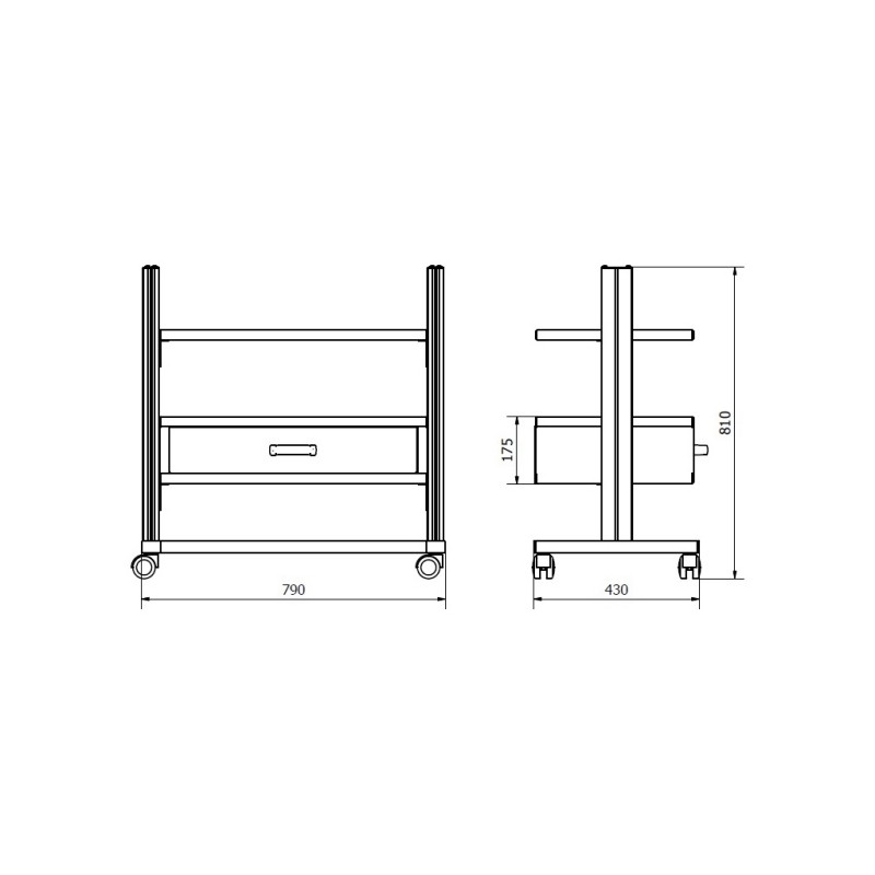 Tisch für medizinische Ausrüstung STA 08