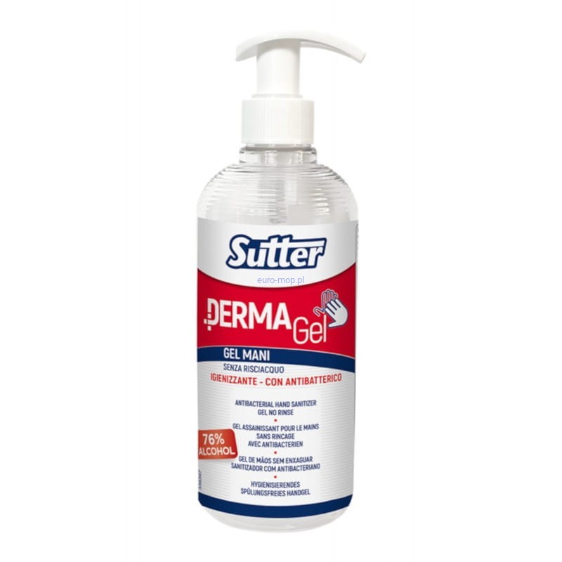 Razkužilo gel za roke SUTTER DERMAGEL, 500ml