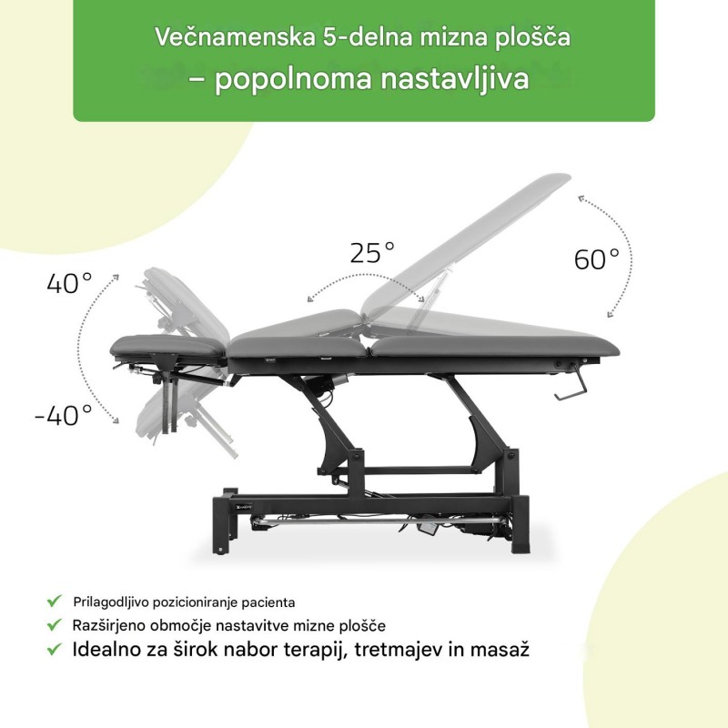 Masažna električna miza Fortis 5 ERGO