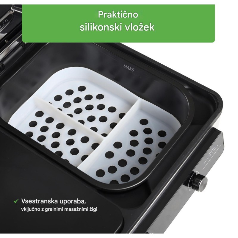 Večnamenski grelec za kamen in olje