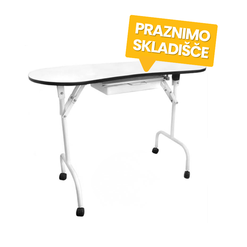 Miza za manikuro - zložljiva s torbo AS3259