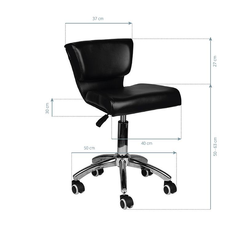 KOZMETIČNI STOL 227 ČRN AS131585