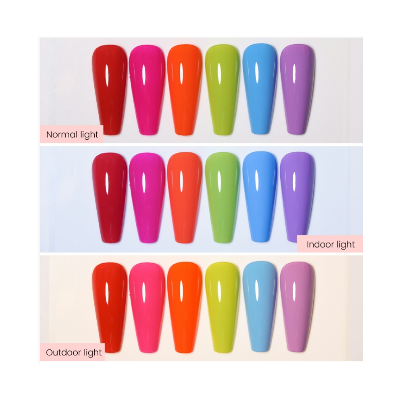 Gel polish rainbow set 51392