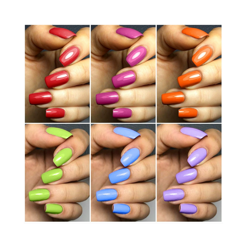 Gel polish rainbow set 51392