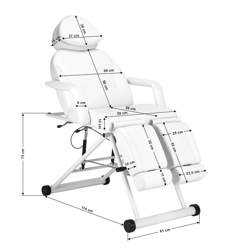 Kozmetični stol Azzurro 563S