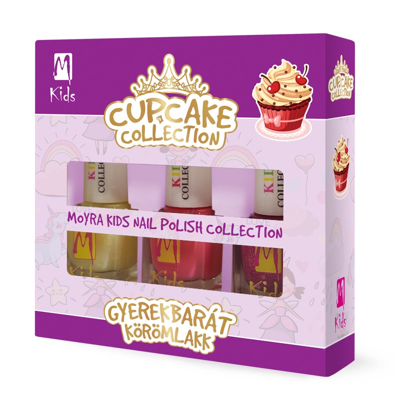 SET Lakov za nohte KIDS - Cupcake Collection