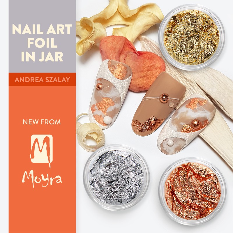 Moyra Nail art folija u teglici br.3 - Rose gold