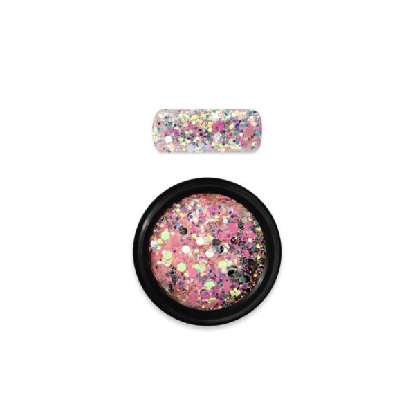 Holo Glitter mix No.24 - Chameleon baby pink