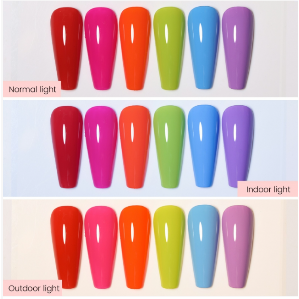 Gel polish rainbow set 51392