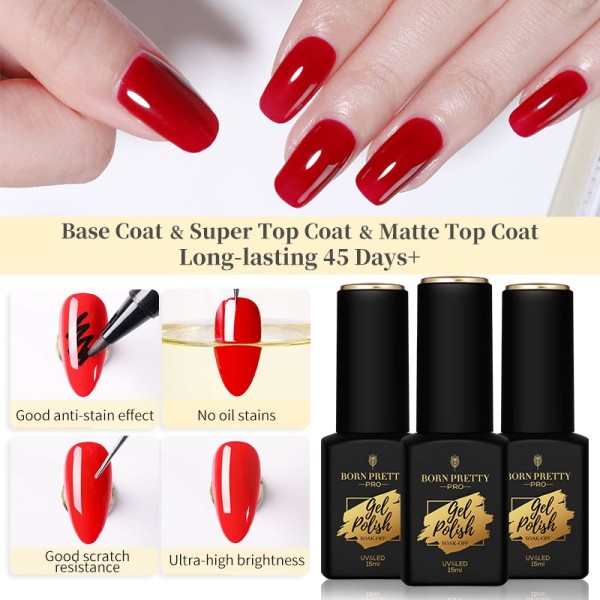 BORN PRETTY Mat top coat 52183-3